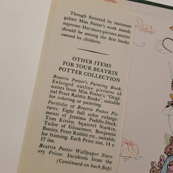 Pocket Book by Beatrix Potter titled The Tale of Peter Rabbit - Picture 3 of 5